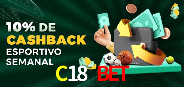 10% de bônus de cashback na C18 Bet